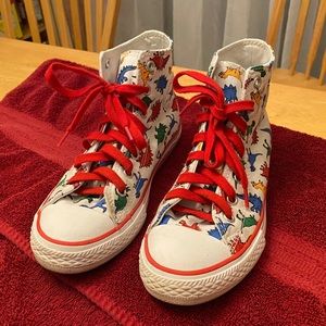 Dinosaur Converse Chuck Taylor High Tops